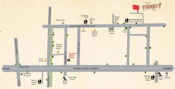 Images for Location Plan of Roongta Chitrakoot Apartment