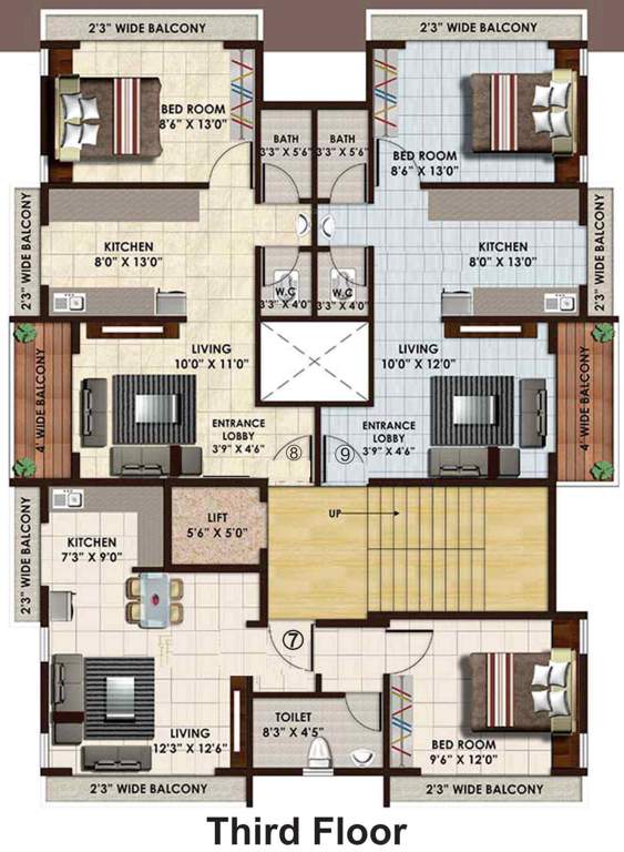 Images for Cluster Plan of Subhadra Shree Ganesh Apartment