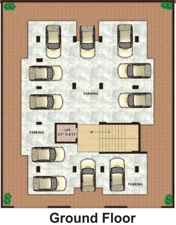 Images for Cluster Plan of Subhadra Shree Ganesh Apartment
