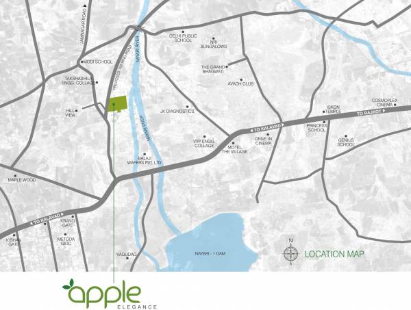 Images for Location Plan of Vraj Apple Elegance