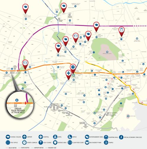 Images for Location Plan of Emaar Palm Premier Images for Location Plan of Emaar Palm Premier