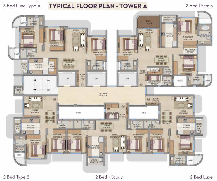 Images for Cluster Plan of Lodha Patel Estate Tower A B