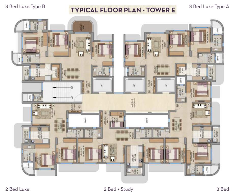 Images for Cluster Plan of Lodha Patel Estate Tower E F
