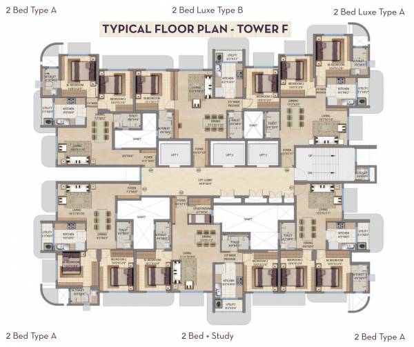Images for Cluster Plan of Lodha Patel Estate Tower E F