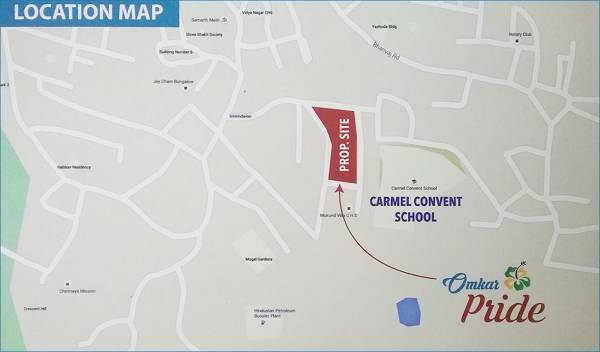 Images for Location Plan of Omkar Pride Building No 1 And 2 Phase I