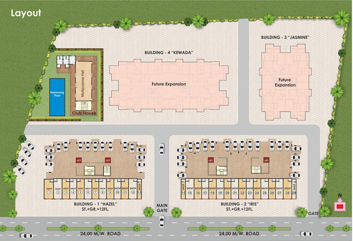 Images for Layout Plan of Royal Galaxy Flora Phase II