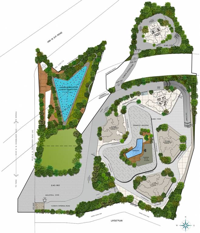 Images for Layout Plan of Man One Park Avenue 1