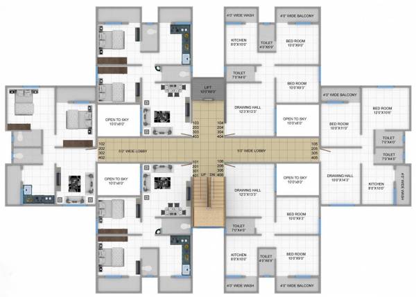 Images for Cluster Plan of Vishal Kanchan Ganga 2