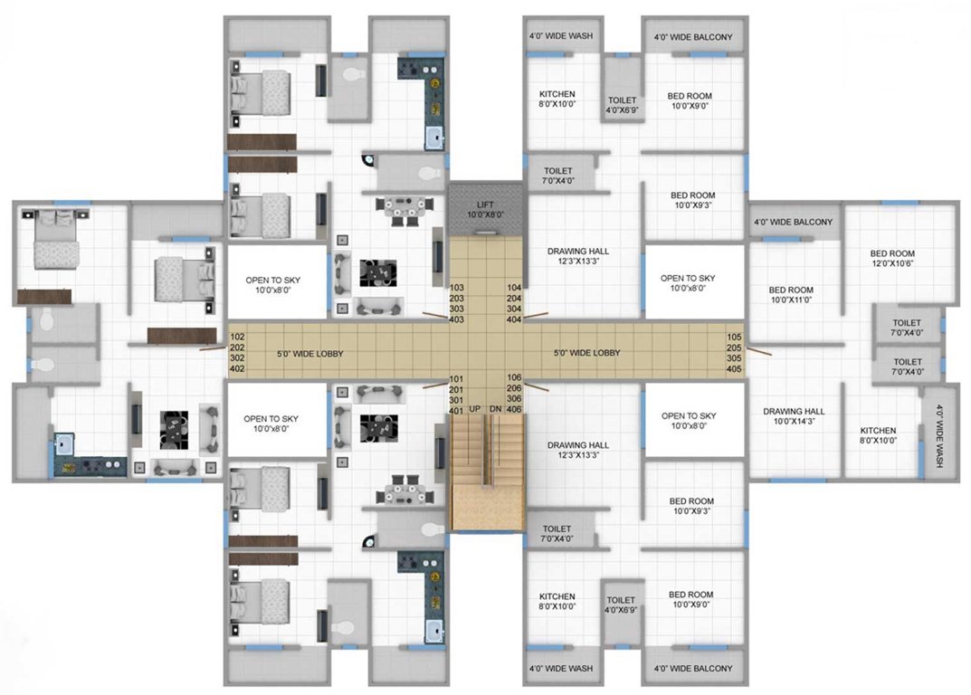 Images for Cluster Plan of Vishal Kanchan Ganga 2