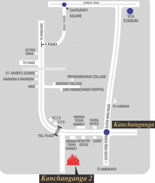 Images for Location Plan of Vishal Kanchan Ganga 2