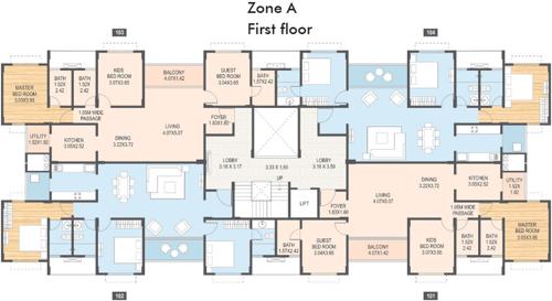 Images for Cluster Plan of Geras River Of Joy Zone A Apartment