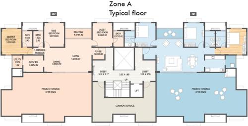 Images for Cluster Plan of Geras River Of Joy Zone A Apartment