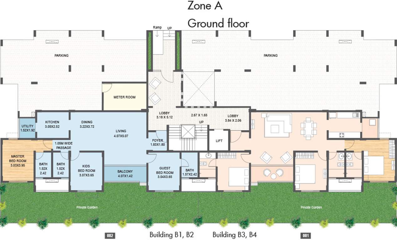 Images for Cluster Plan of Geras River Of Joy Zone A Apartment