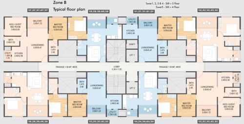 Images for Cluster Plan of Geras River Of Joy Zone A Apartment