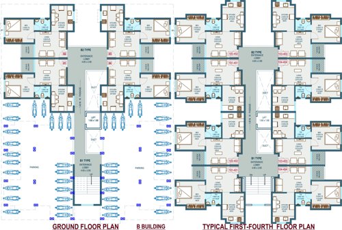 Images for Cluster Plan of Shantama Constructions Narayan Srushti 2
