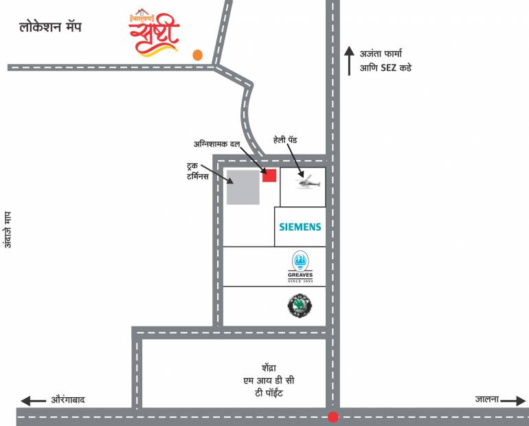 Images for Location Plan of Shantama Constructions Narayan Srushti 2