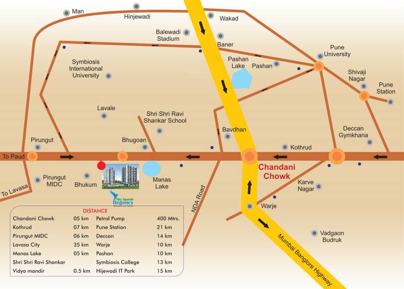 Images for Location Plan of Sky Sparsh Regency Wing A And B
