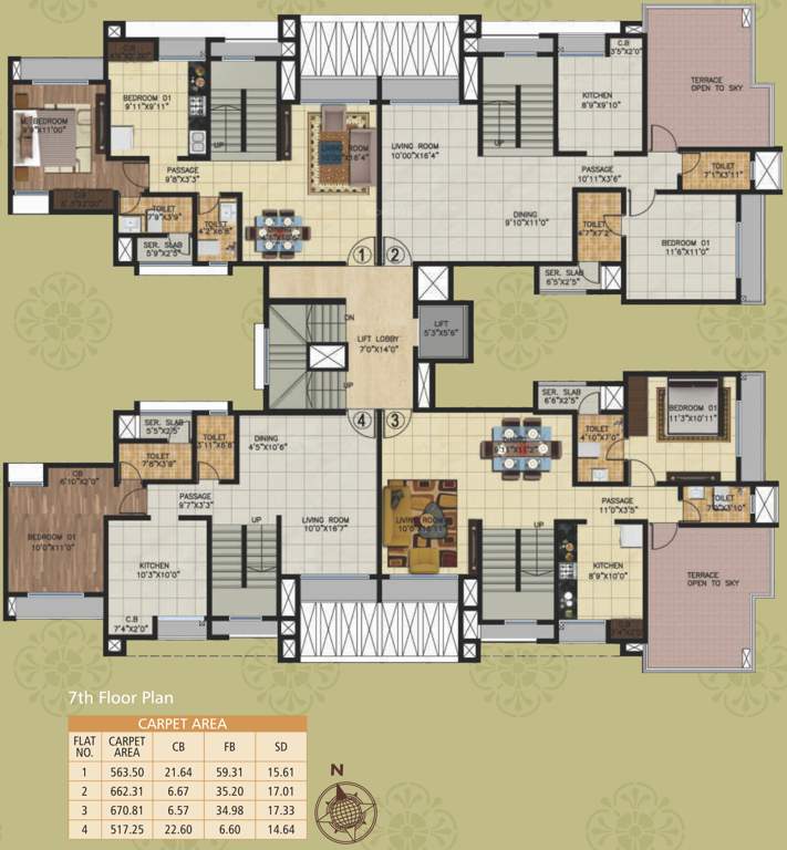 Images for Cluster Plan of JVM Garden Court