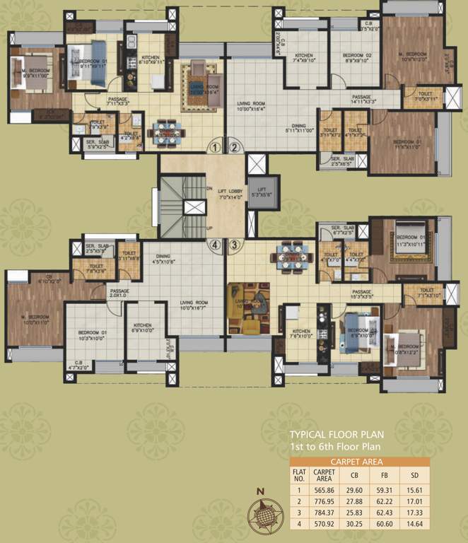 Images for Cluster Plan of JVM Garden Court
