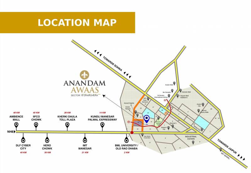  anandam-awaas Images for Location Plan of MGH Anandam Awaas