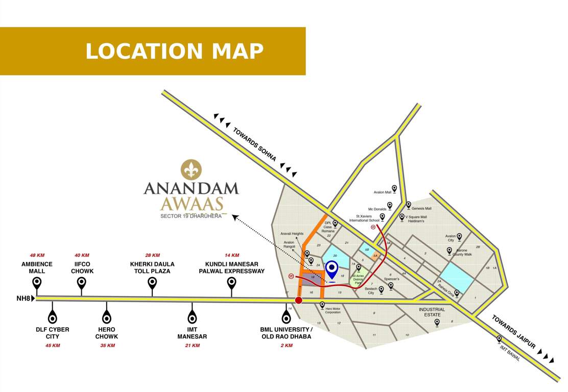 anandam awaas Images for Location Plan of MGH Anandam Awaas
