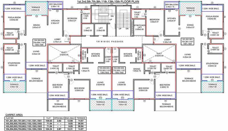 Images for Cluster Plan of Kumar Hill View Residency Phase I Project II Building A And B