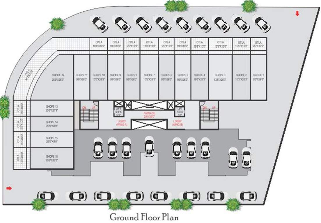 Images for Cluster Plan of Bathija Tulsa Namdev Residency Apartment