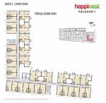 Block No 7 Typical Cluster Plan  happinest-palghar-1 Block No 7 Typical Cluster Plan