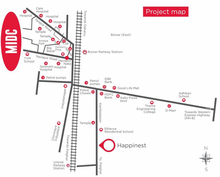 Images for Location Plan of Mahindra Happinest Happinest Palghar 1