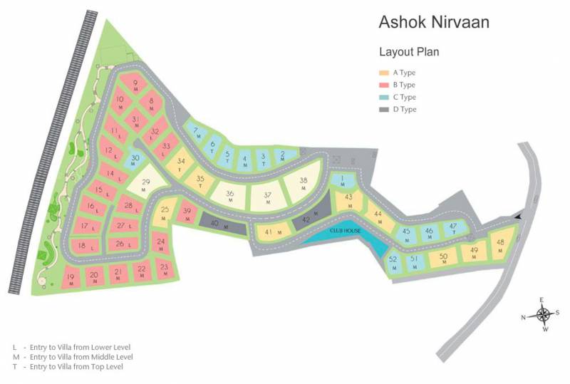 Images for Layout Plan of Peninsula Ashok Nirvaan Villa 43