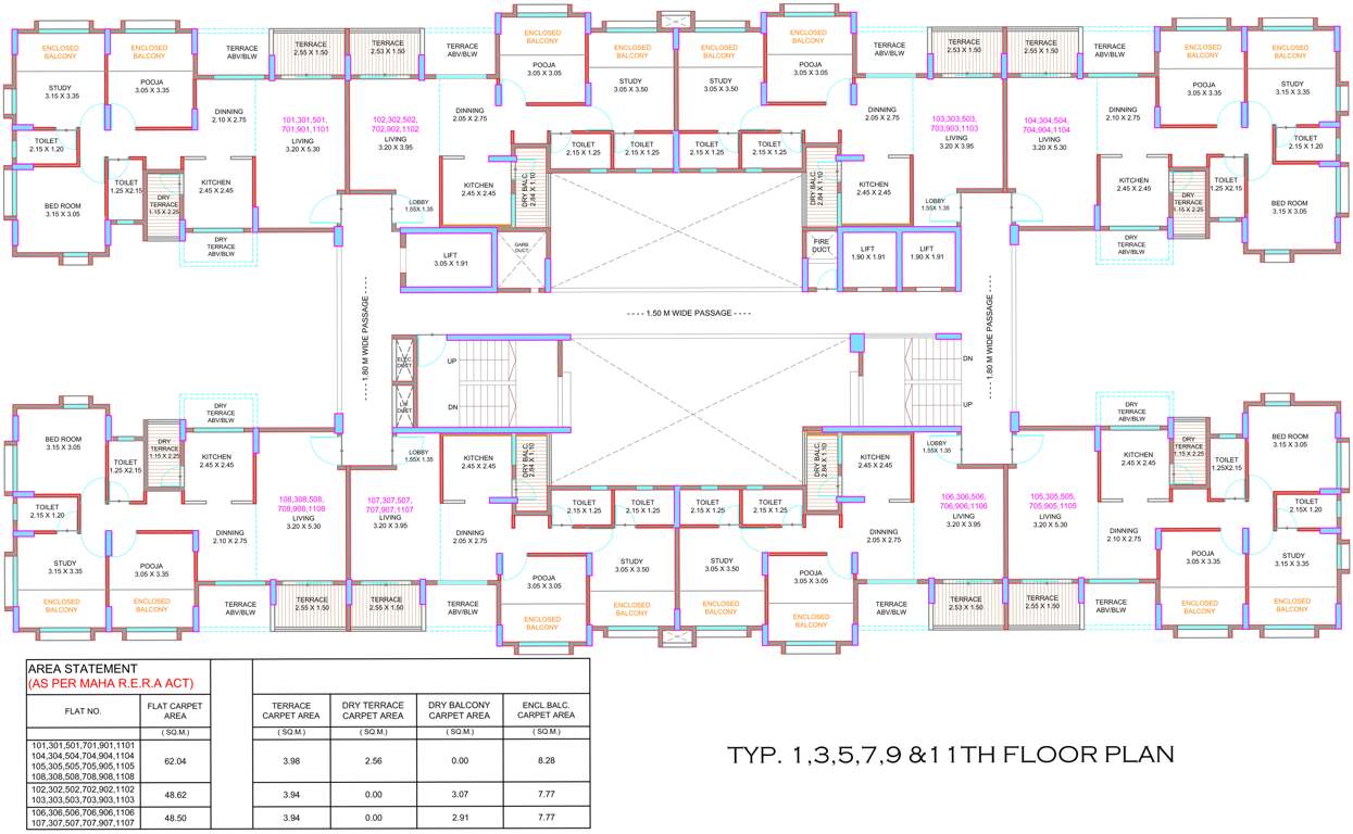 Images for Cluster Plan of Ishwar River Residency Phase IV Building N4