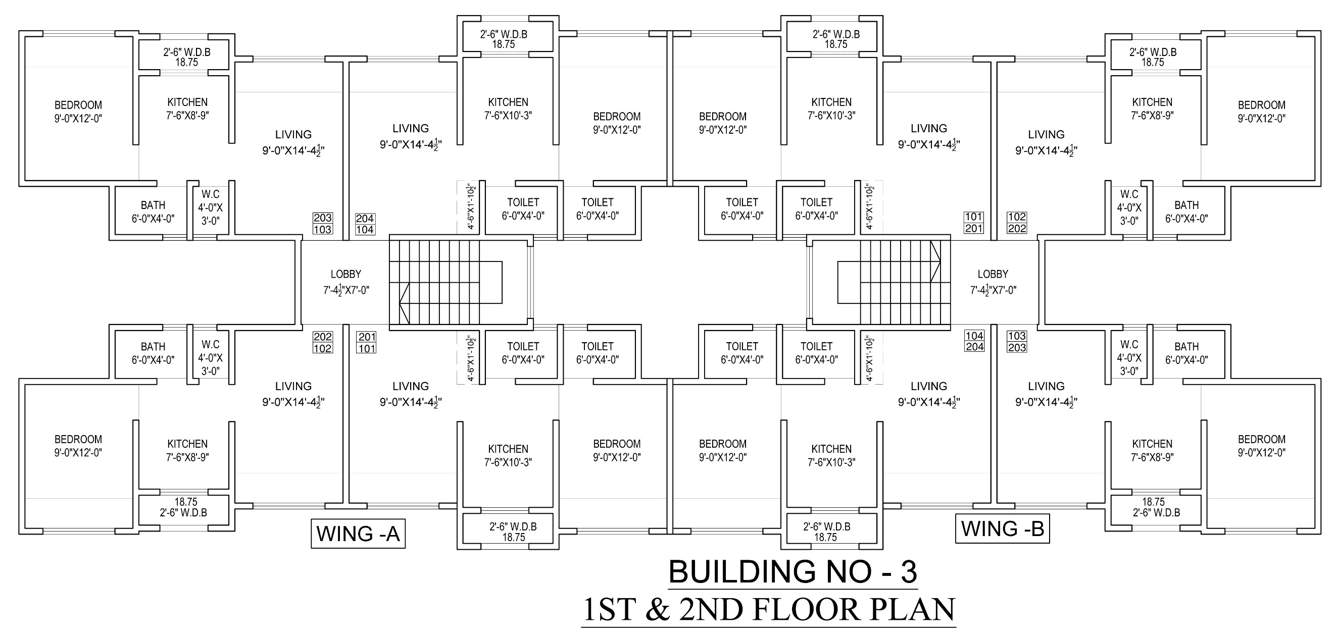 Images for Cluster Plan of Shree Mahim Garden Building 1 And 3
