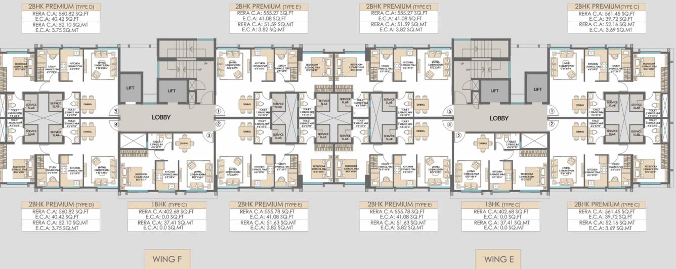 siennaa wing f Siennaa Wing F Cluster Plan
