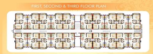  anandam-homes Anandam Homes Cluster Plan from 1st to 3rd Floor