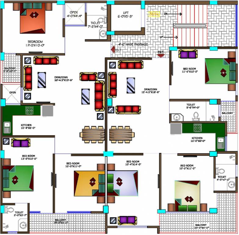Images for Cluster Plan of Liza Bulland Homes