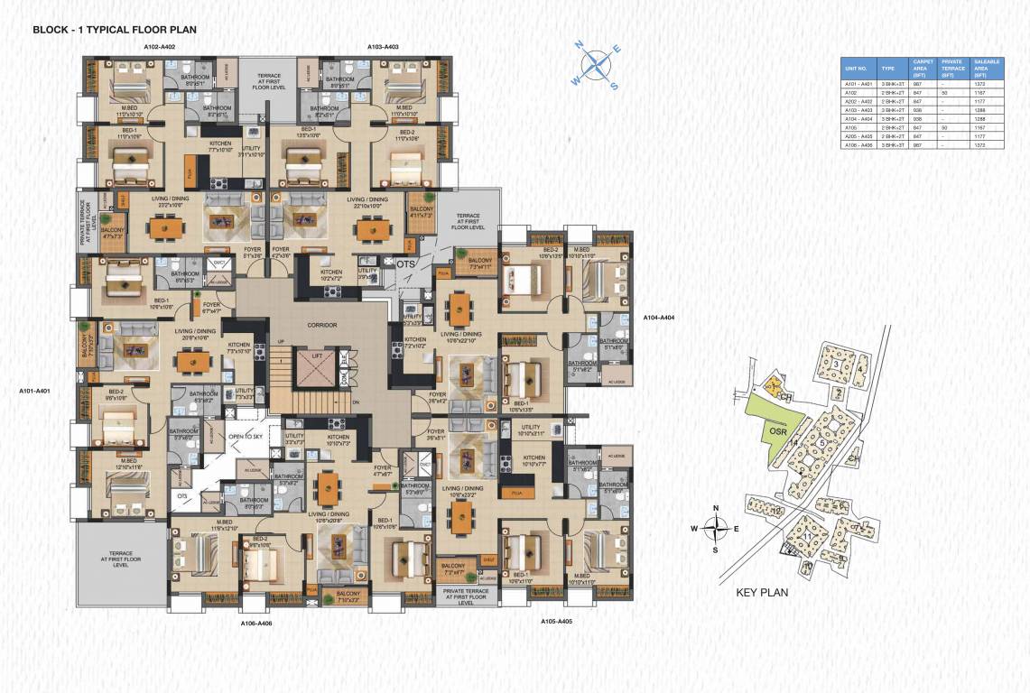  supremus phase 2 Block 1 Typical Cluster Plan
