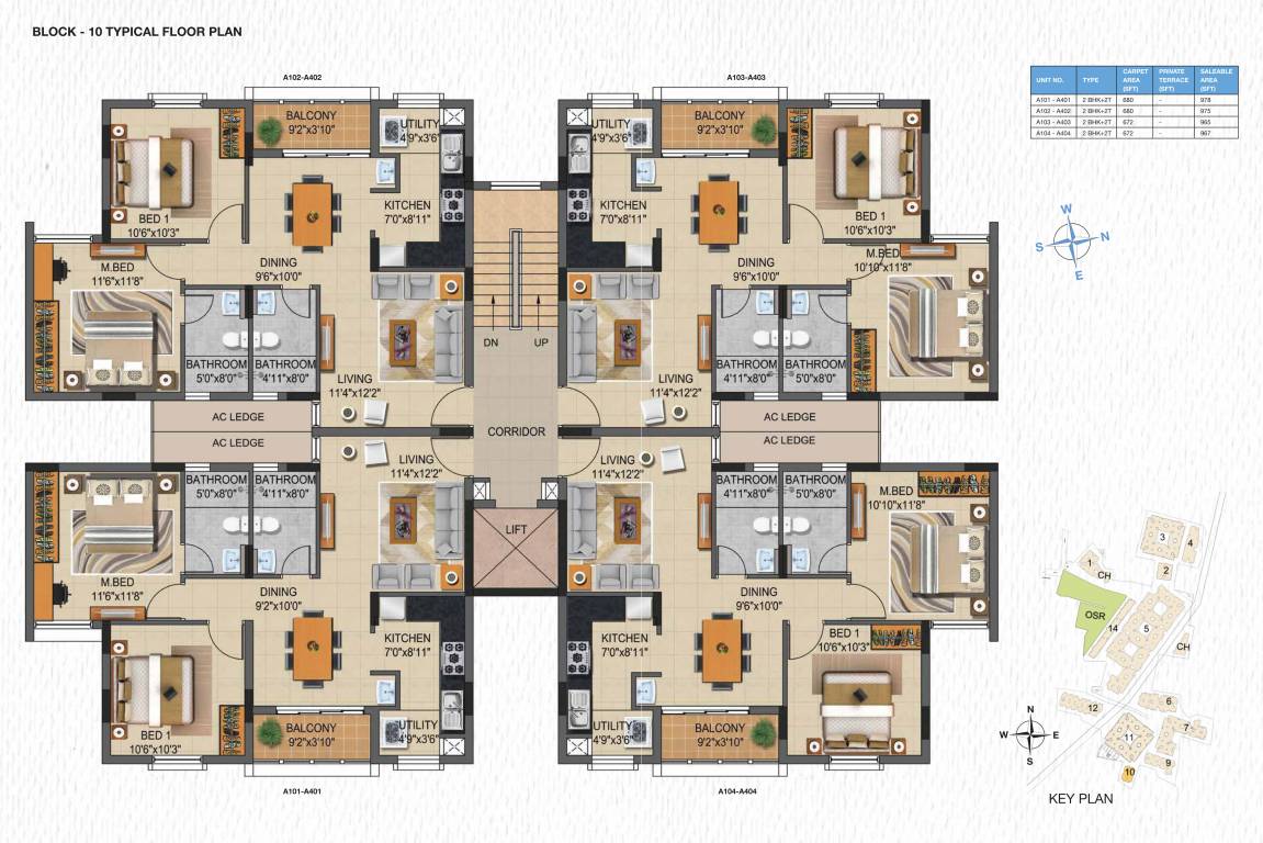  supremus phase 2 Block 10 Typical Cluster Plan