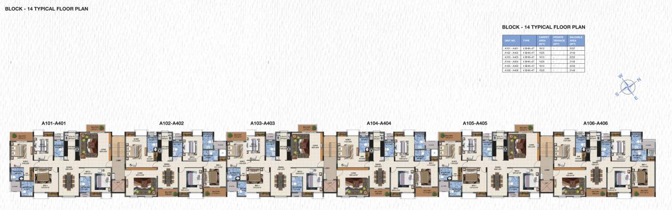  supremus phase 2 Block 14 Typical Cluster Plan