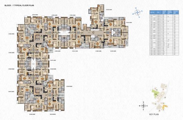  supremus-phase-2 Block 7 Wing A Typical  Cluster Plan
