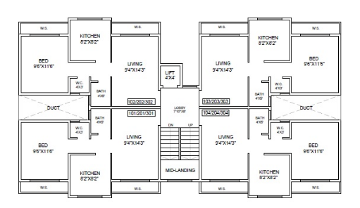  sankul phase i Bldg No. 13 Cluster Plan