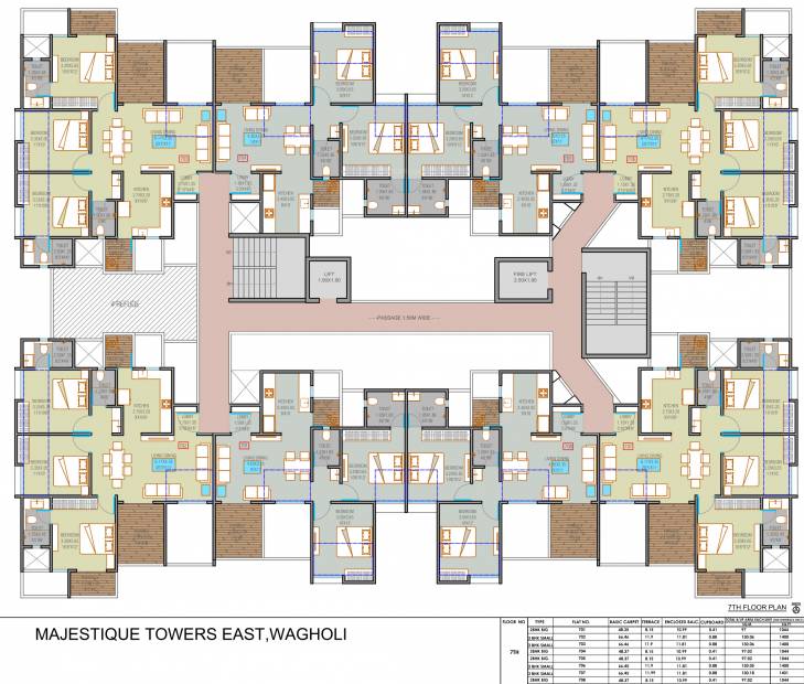 Images for Cluster Plan of Majestique Towers East