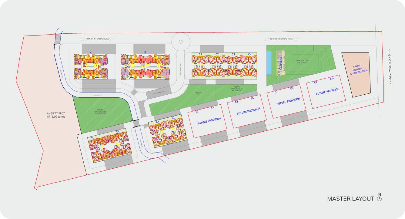 towers east phase 1 Images for Layout Plan of Majestique Towers East