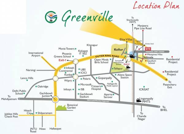 Images for Location Plan of Sai Surya Green Ville