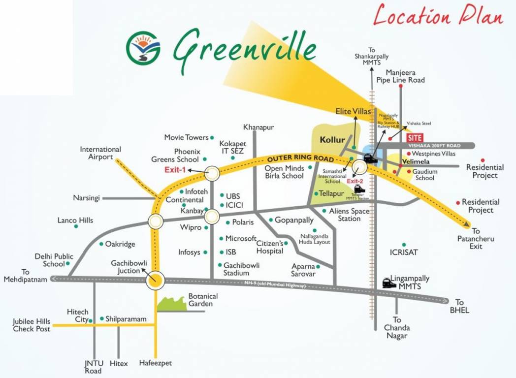 Images for Location Plan of Sai Surya Green Ville