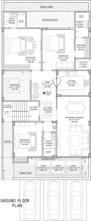 Images for Cluster Plan of Roof Avak Floors