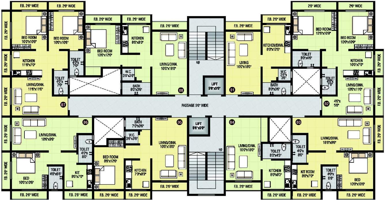 Images for Cluster Plan of Shri Parrsssva Classic Apartment