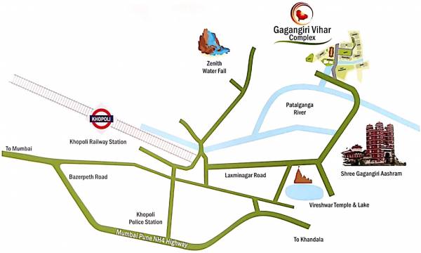  gagangiri-vihar-complex Location Plan