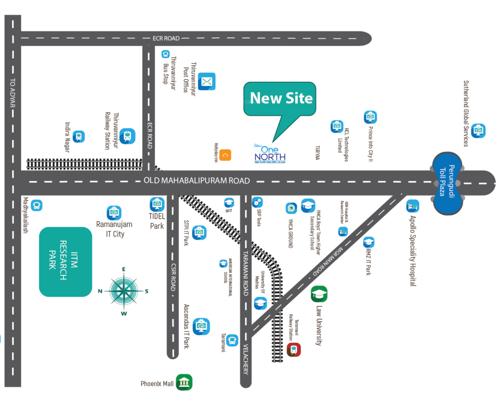  one-north Images for Location Plan of Indira One North