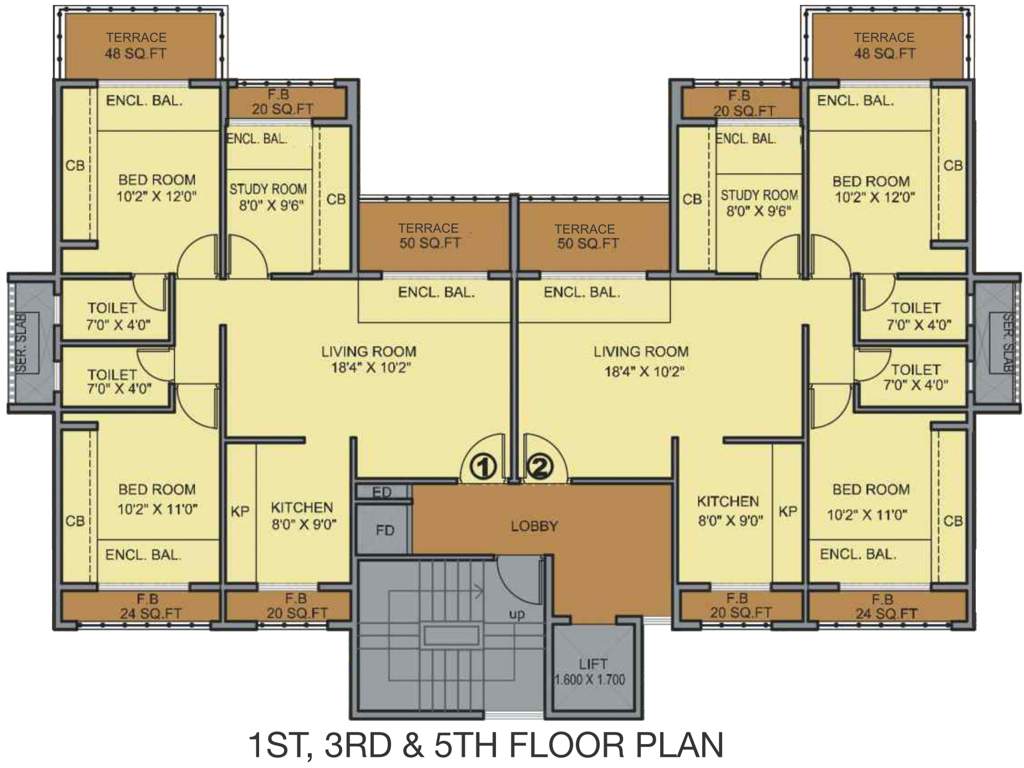 Images for Cluster Plan of Neelsidhi Bldg C6 01 To 03 Neel Sidhi Prime