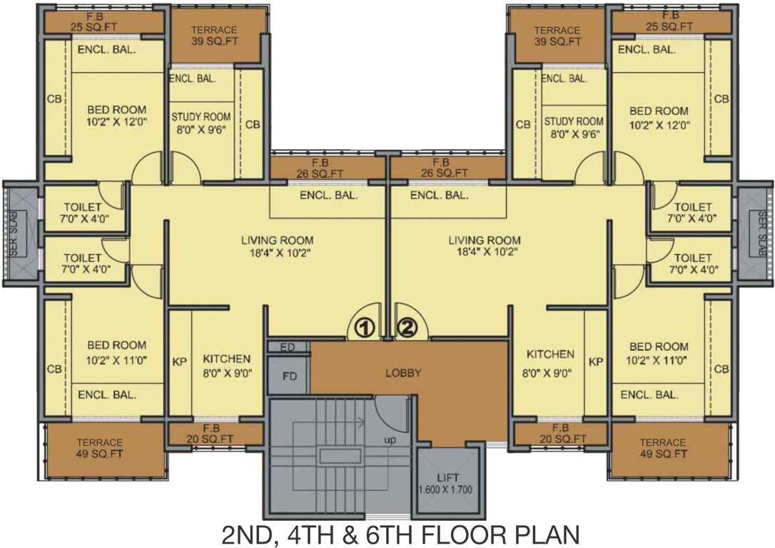 Images for Cluster Plan of Neelsidhi Bldg C6 01 To 03 Neel Sidhi Prime